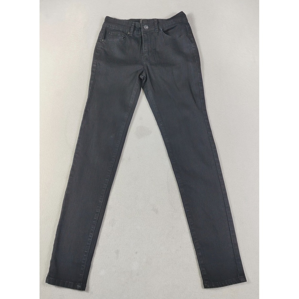 Monkey Ride Jeans Women's Juniors 5/27 Black Wash Skinny Stretch Denim Skater